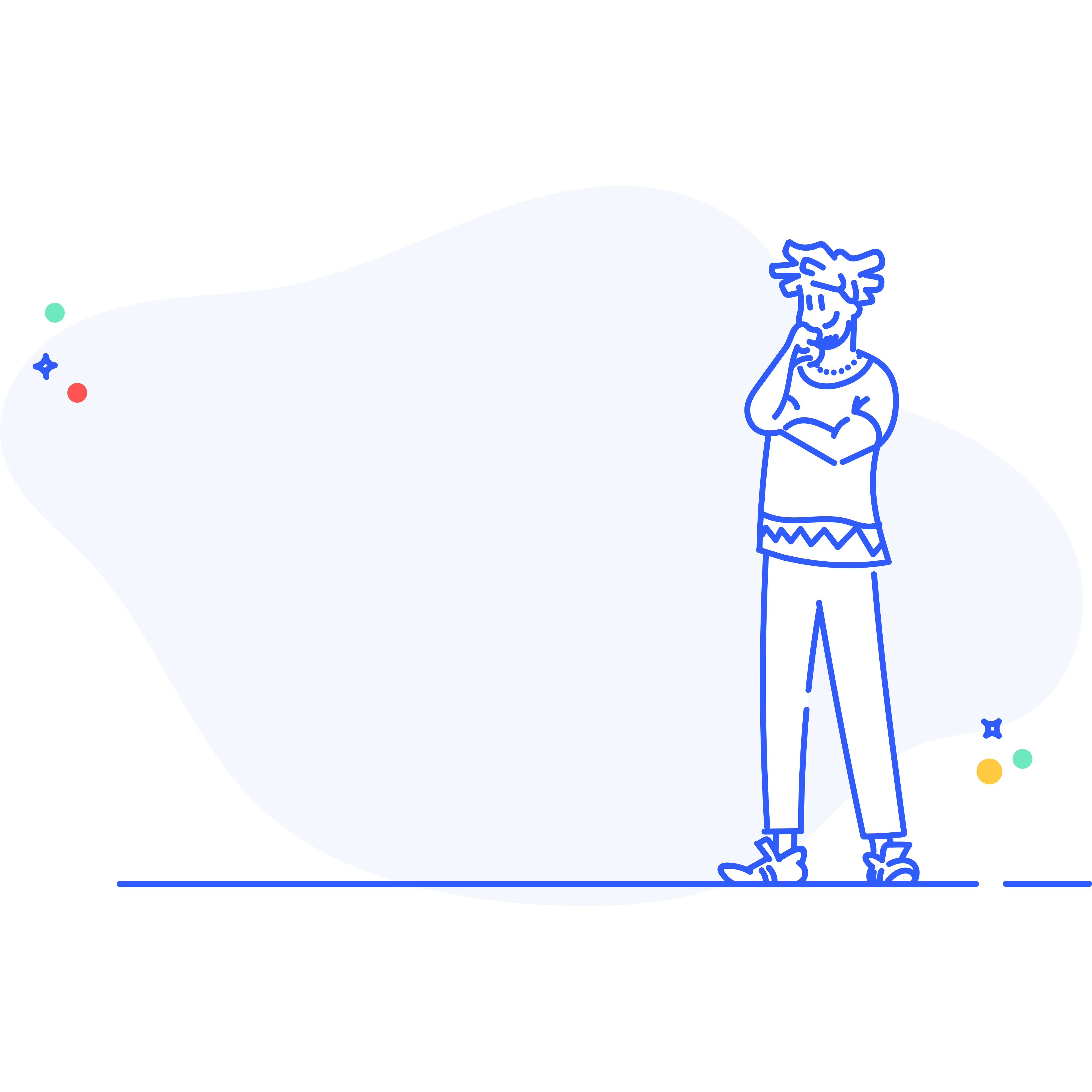 Illustration d'une personne debout, les bras croisés